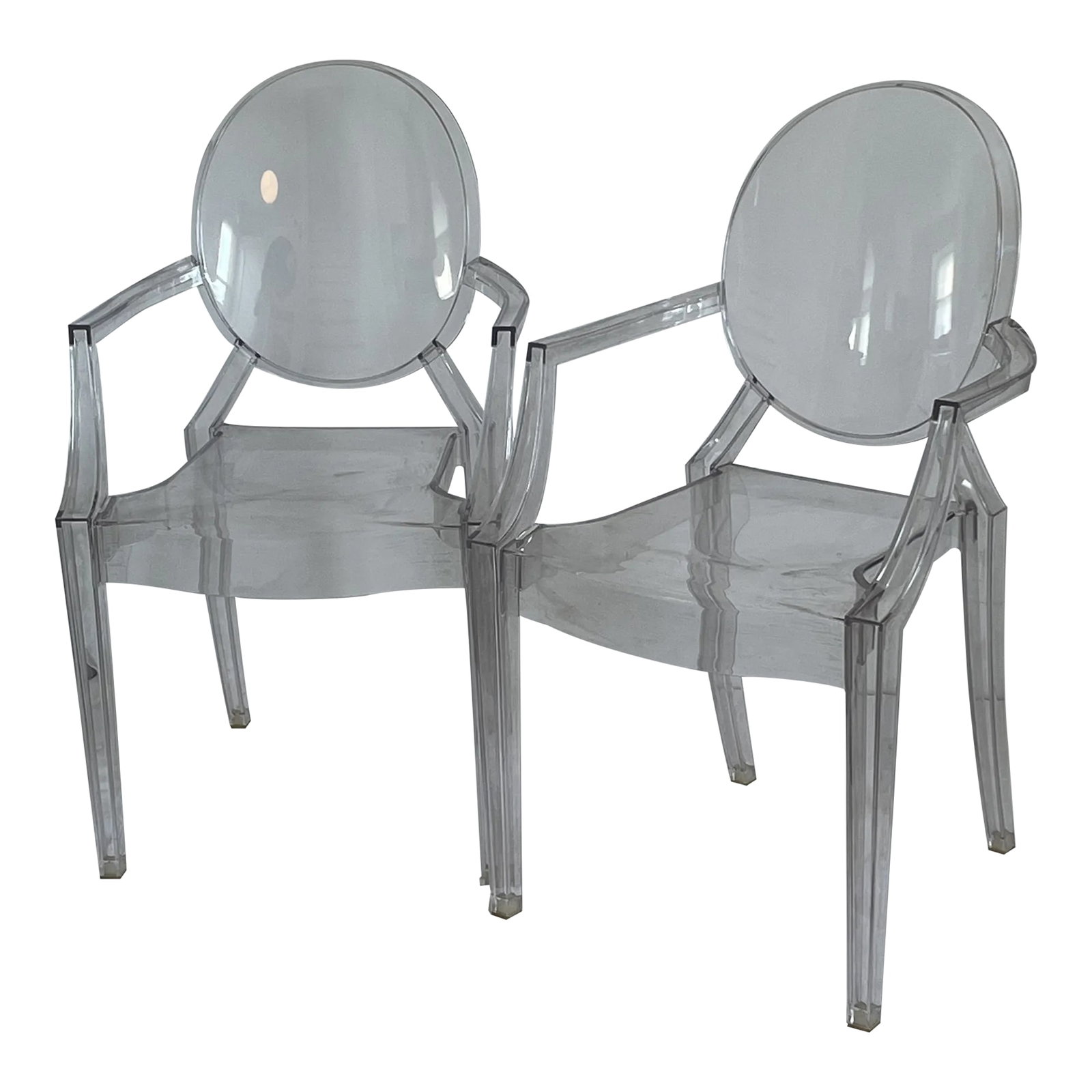 Pair Philippe Starck for Kartell Ghost Chairs - Set of 2 (1 of 9)