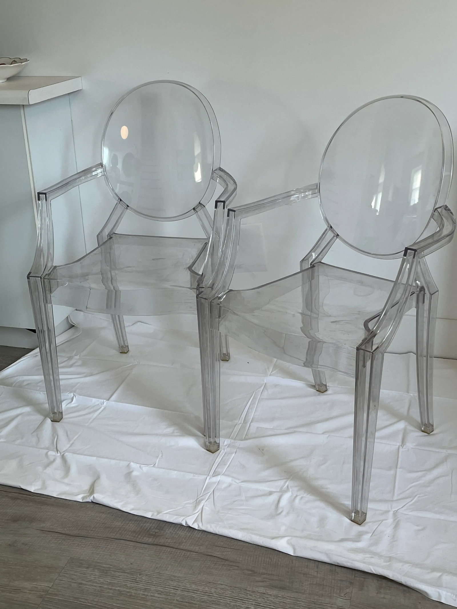 Pair Philippe Starck for Kartell Ghost Chairs - Set of 2 - 2