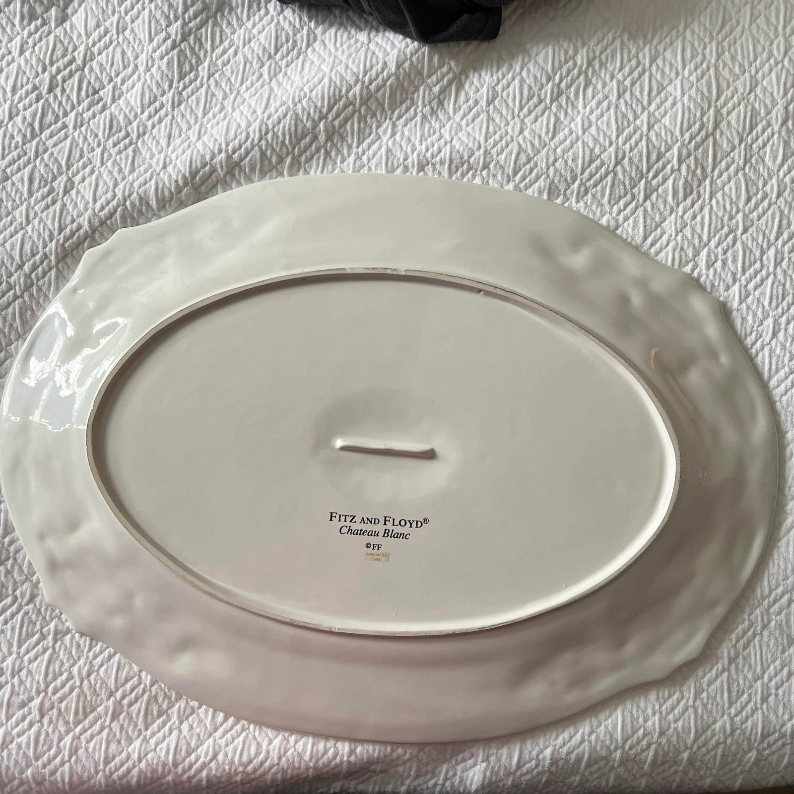 Late 20th Century Fitz and Floyd Château Blanc Platter - 2
