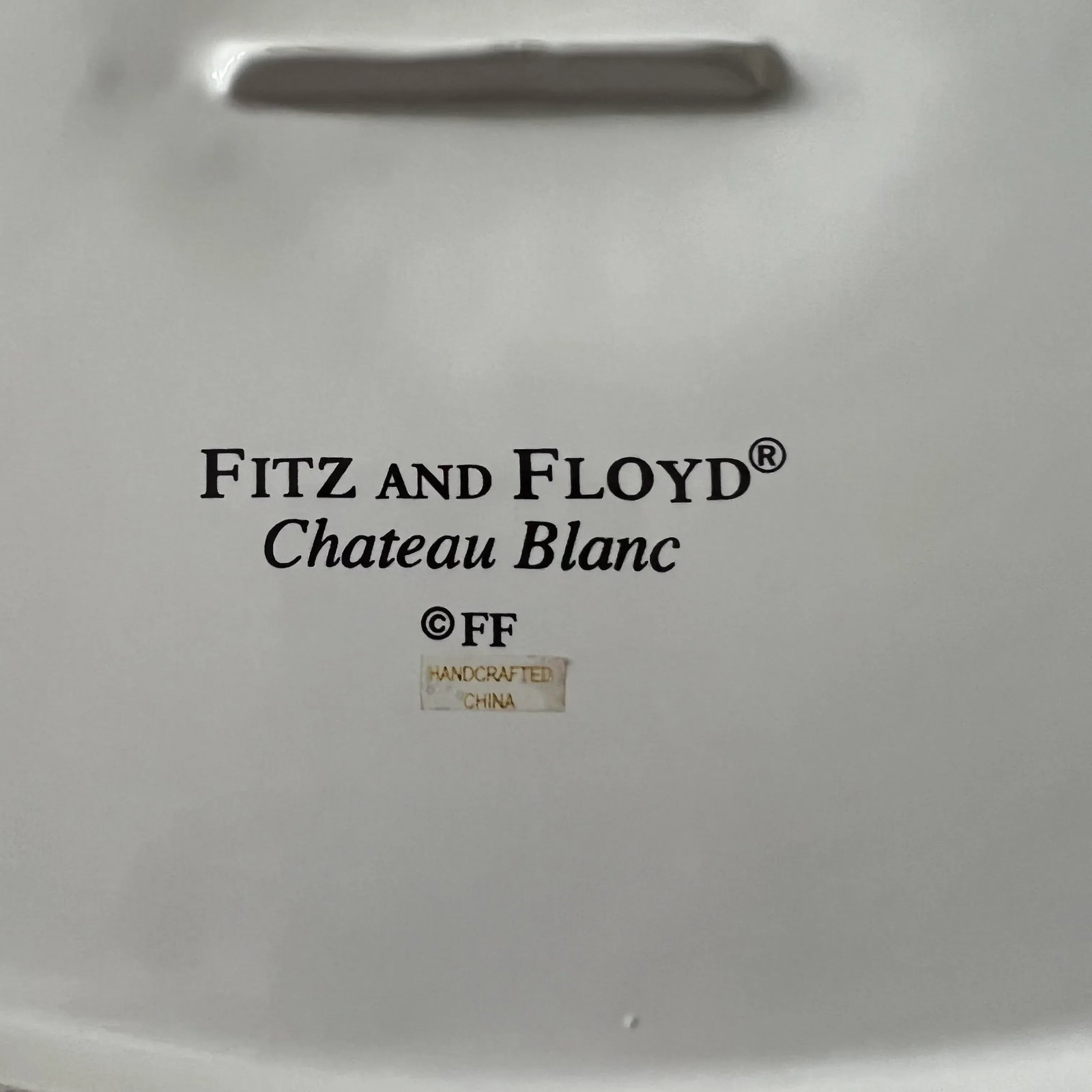 Late 20th Century Fitz and Floyd Château Blanc Platter - 4