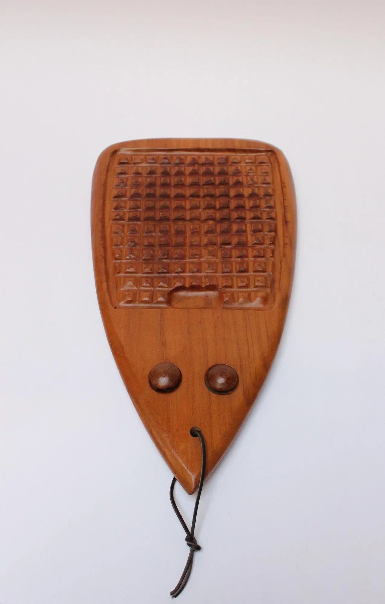 Mid-Century Modern Teakwood "Mouse" Cutting Board - 13