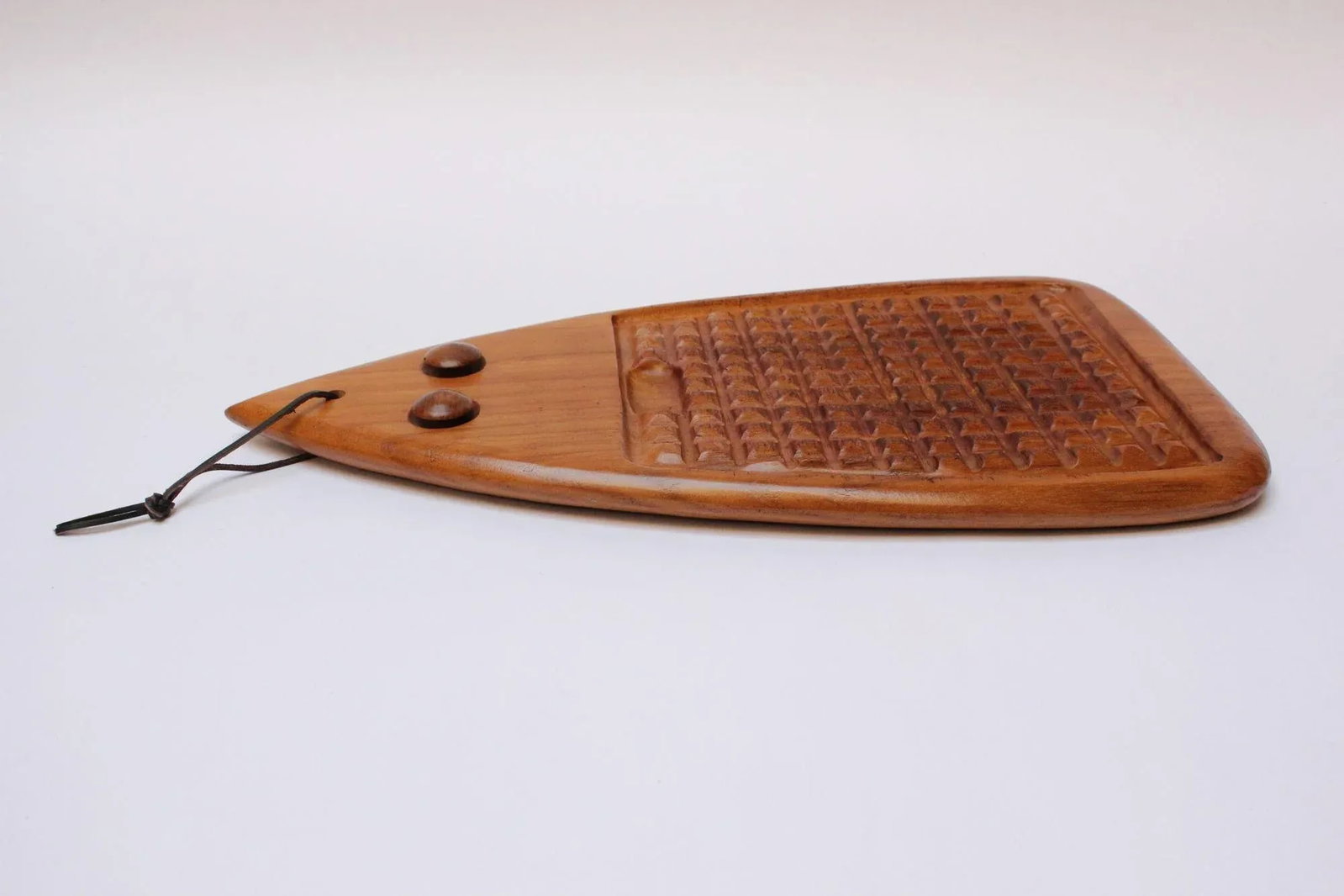 Mid-Century Modern Teakwood "Mouse" Cutting Board - 4