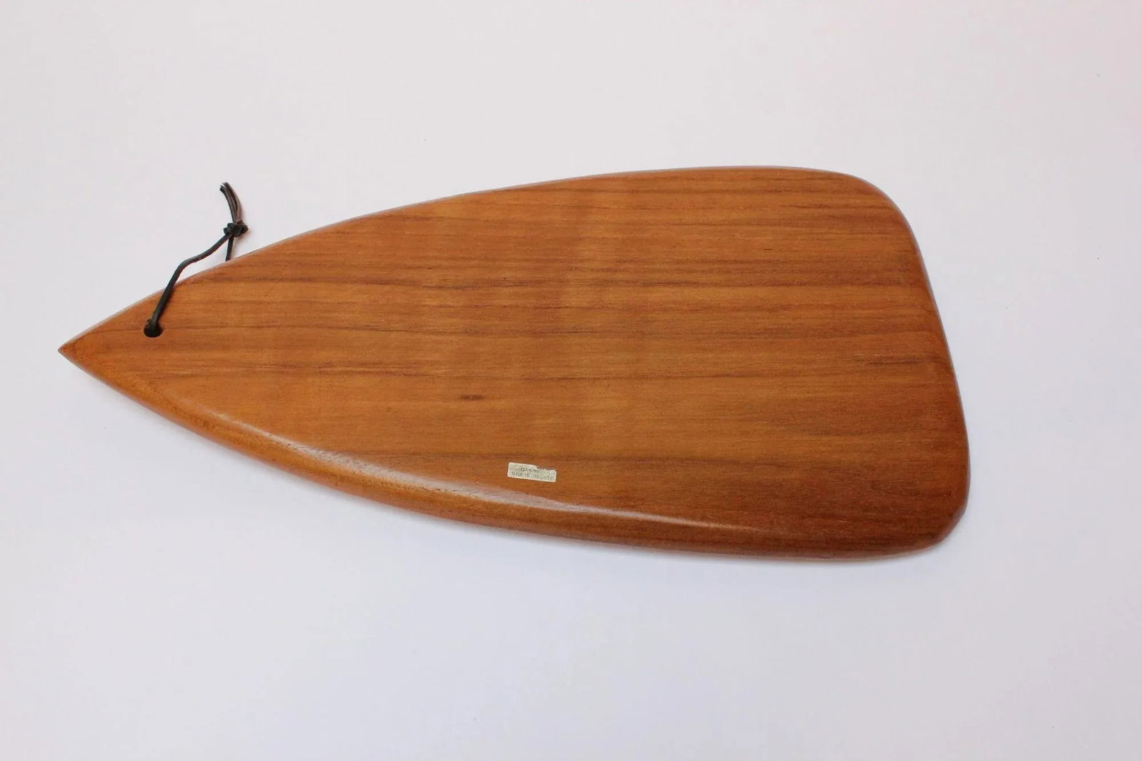 Mid-Century Modern Teakwood "Mouse" Cutting Board - 5