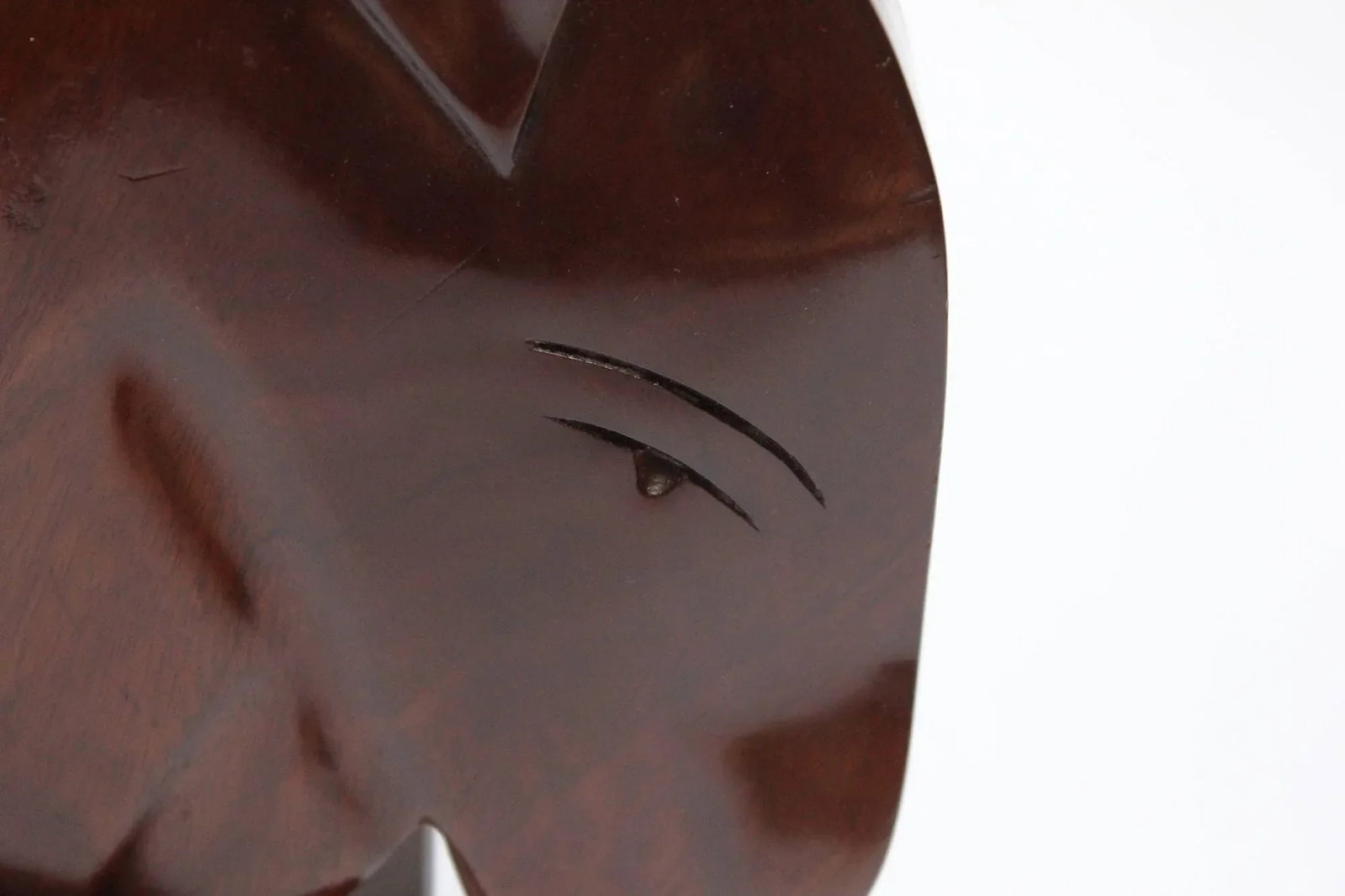 1950s Carved Solid Mahogany Horse Head Bookends- a Pair - 10