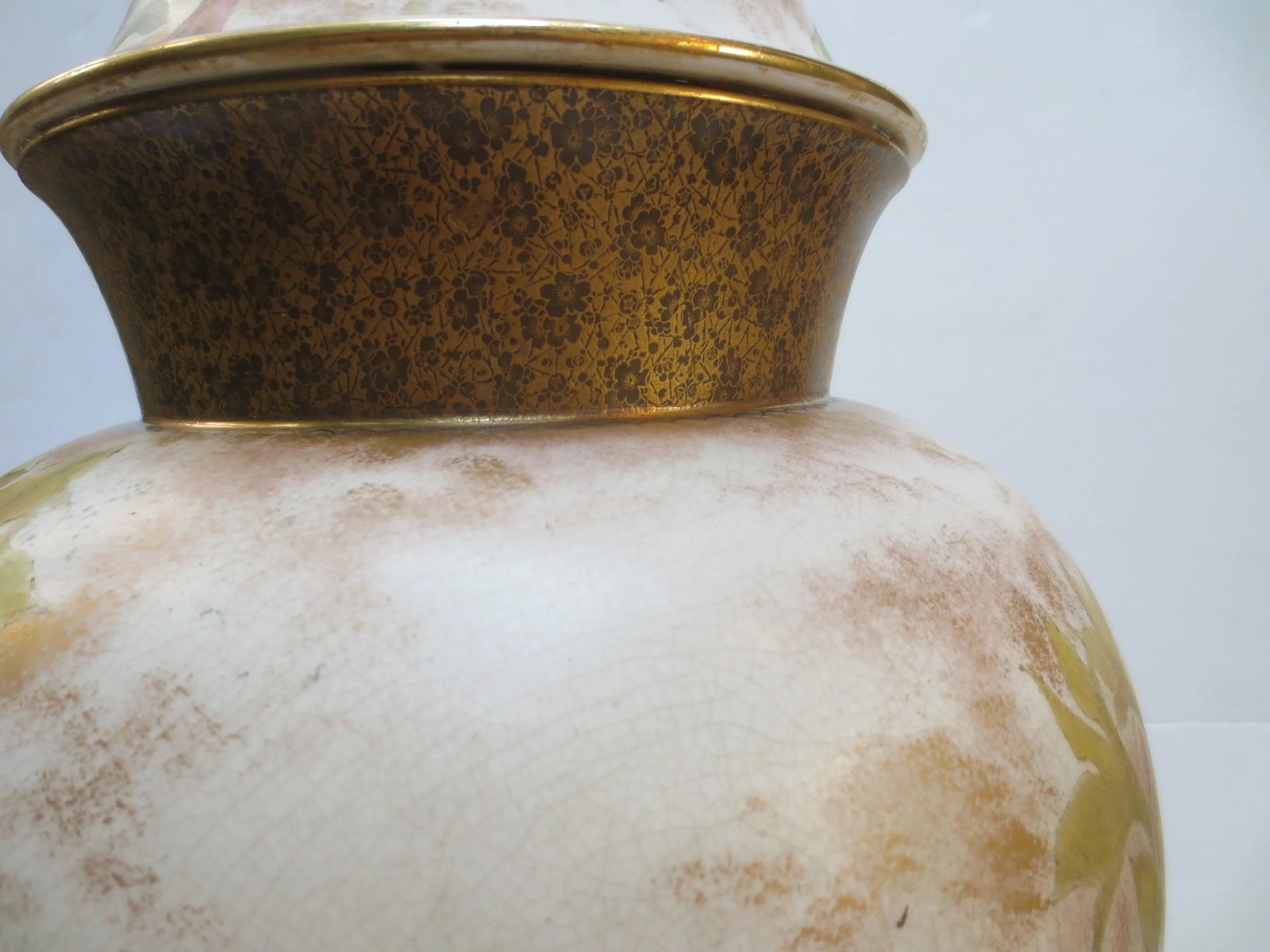 Antique Royal Doulton Burslem Ginger Jar as Lamp - 5