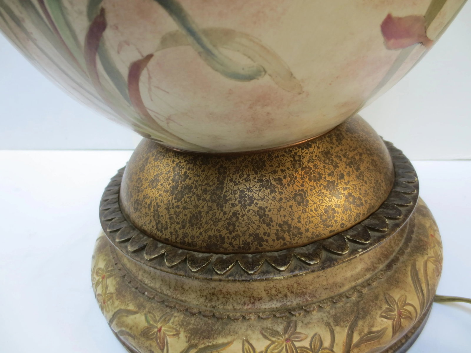 Antique Royal Doulton Burslem Ginger Jar as Lamp - 9
