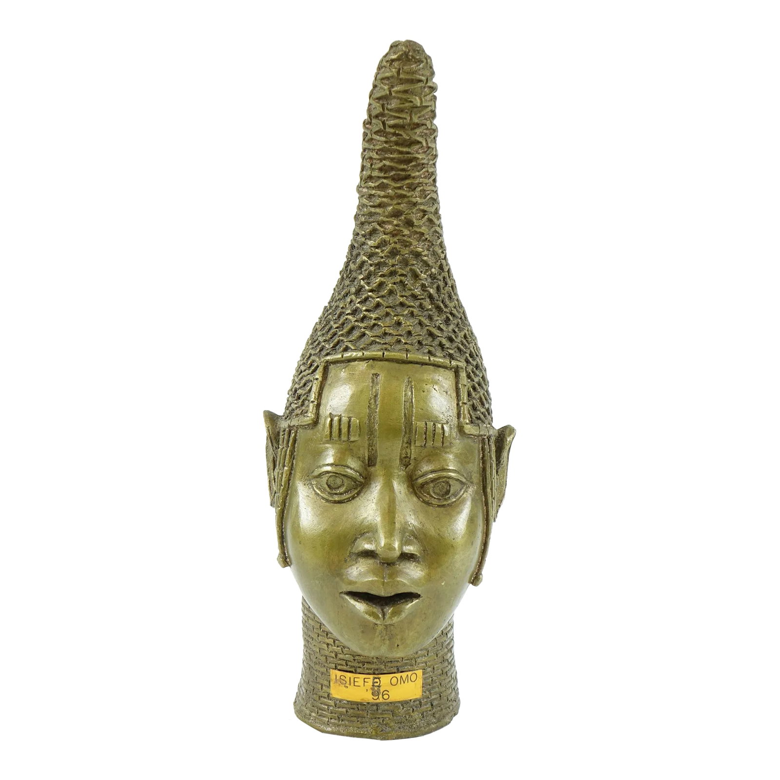 Antique 19th Century African Bronze Sculpture of a Woman: Antique African Bronze Sculpture of a Woman. Made in the 19th Century Condition: Alterations: Original Condition Unaltered Imperfections: Some Imperfections Condition Notes: Good Overall Condition