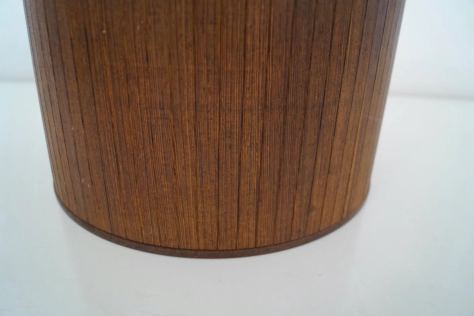 1960's Danish Modern Wood Ice Bucket - 11