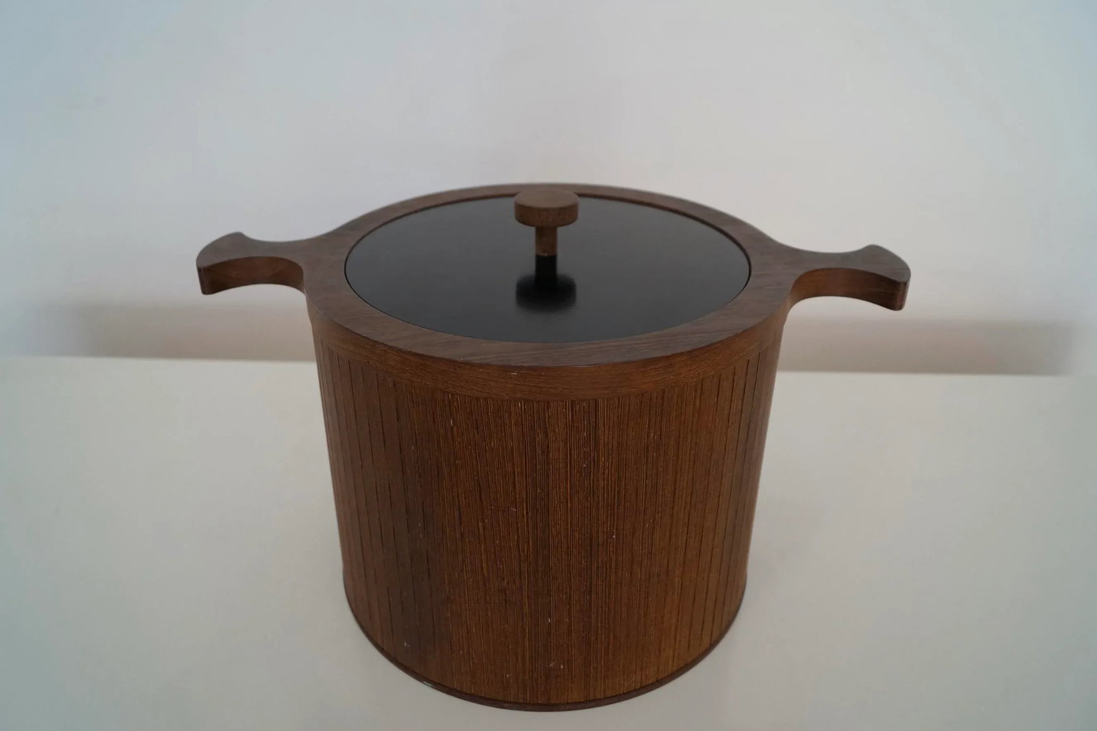 1960's Danish Modern Wood Ice Bucket - 13