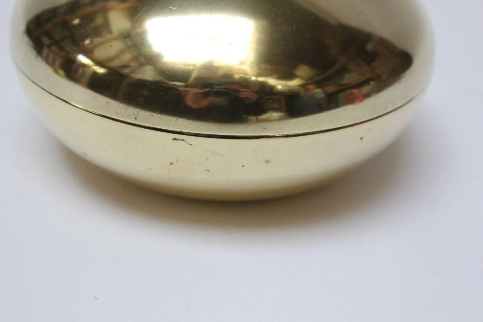 Mid-Century Italian Modern Mpi Brass "Apple" Lidded Serving/Candy Dish - 9