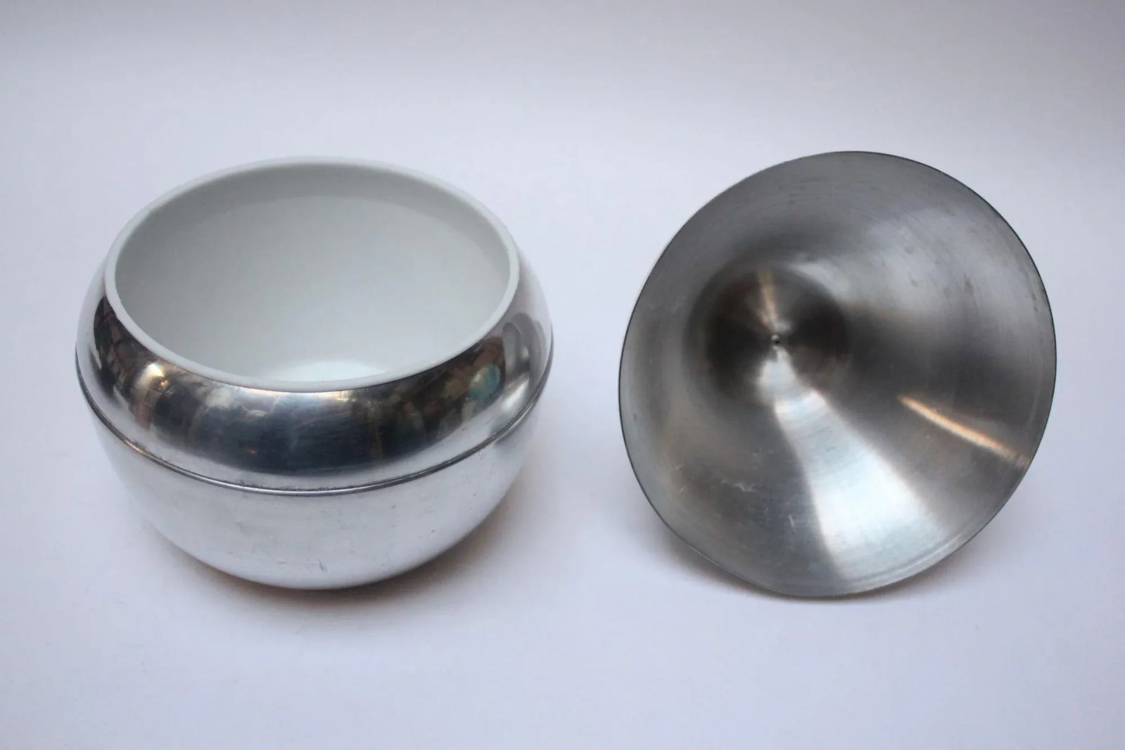 Vintage Italian Aluminum "Pear" Ice Bucket - 5
