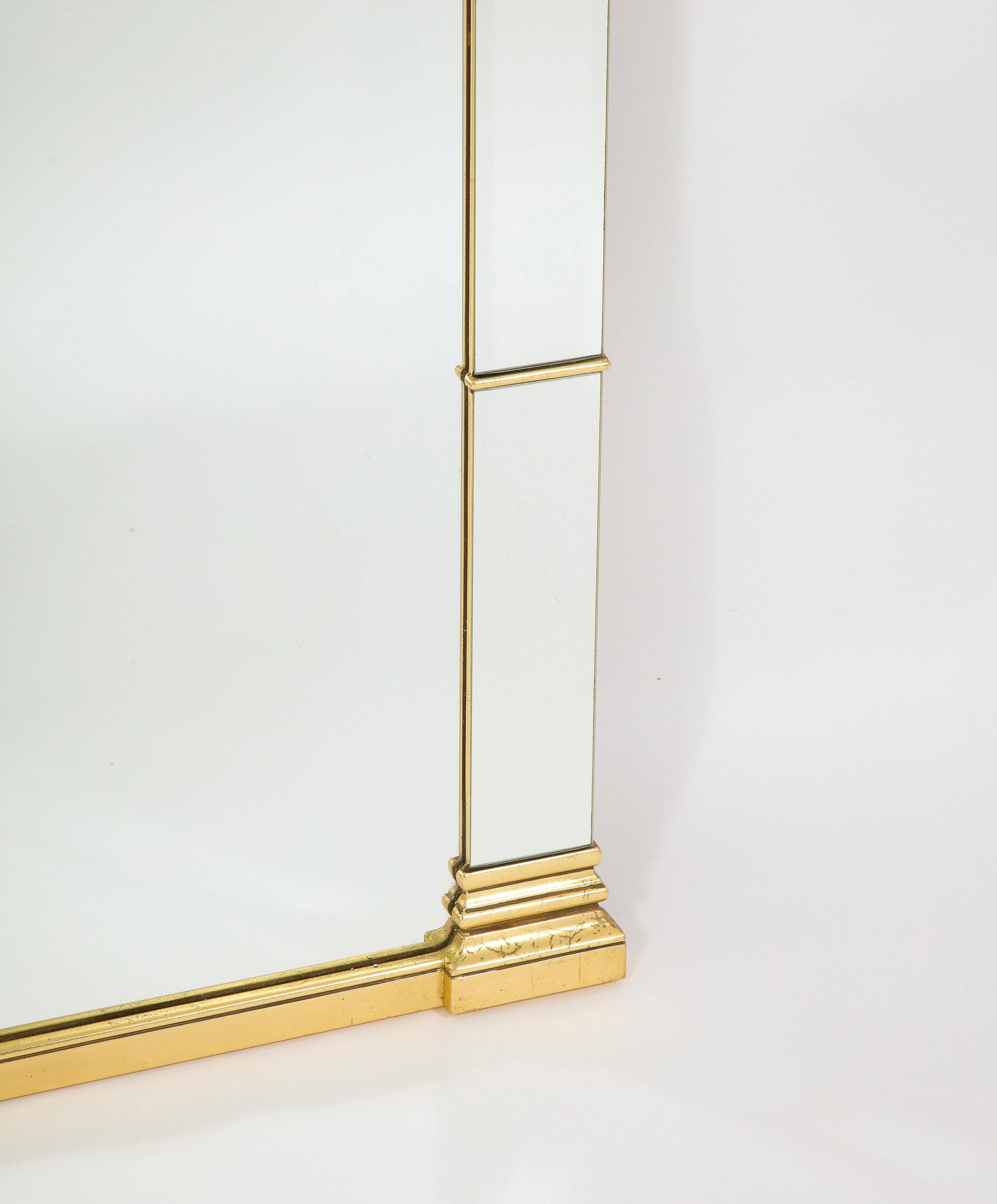 Pair of 20th Century French Neoclassical Mirrors With Gilt Accents - 11