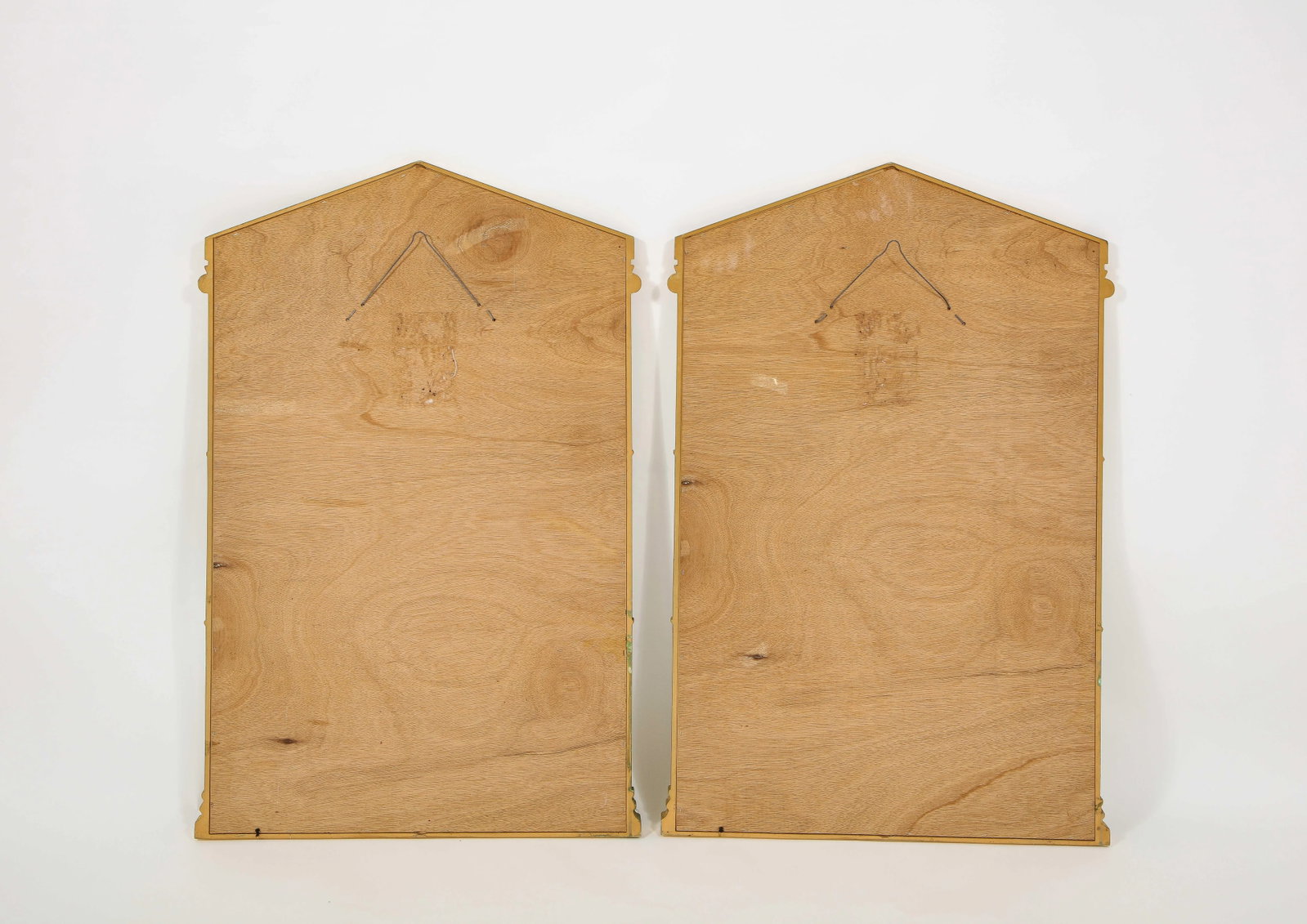 Pair of 20th Century French Neoclassical Mirrors With Gilt Accents - 12