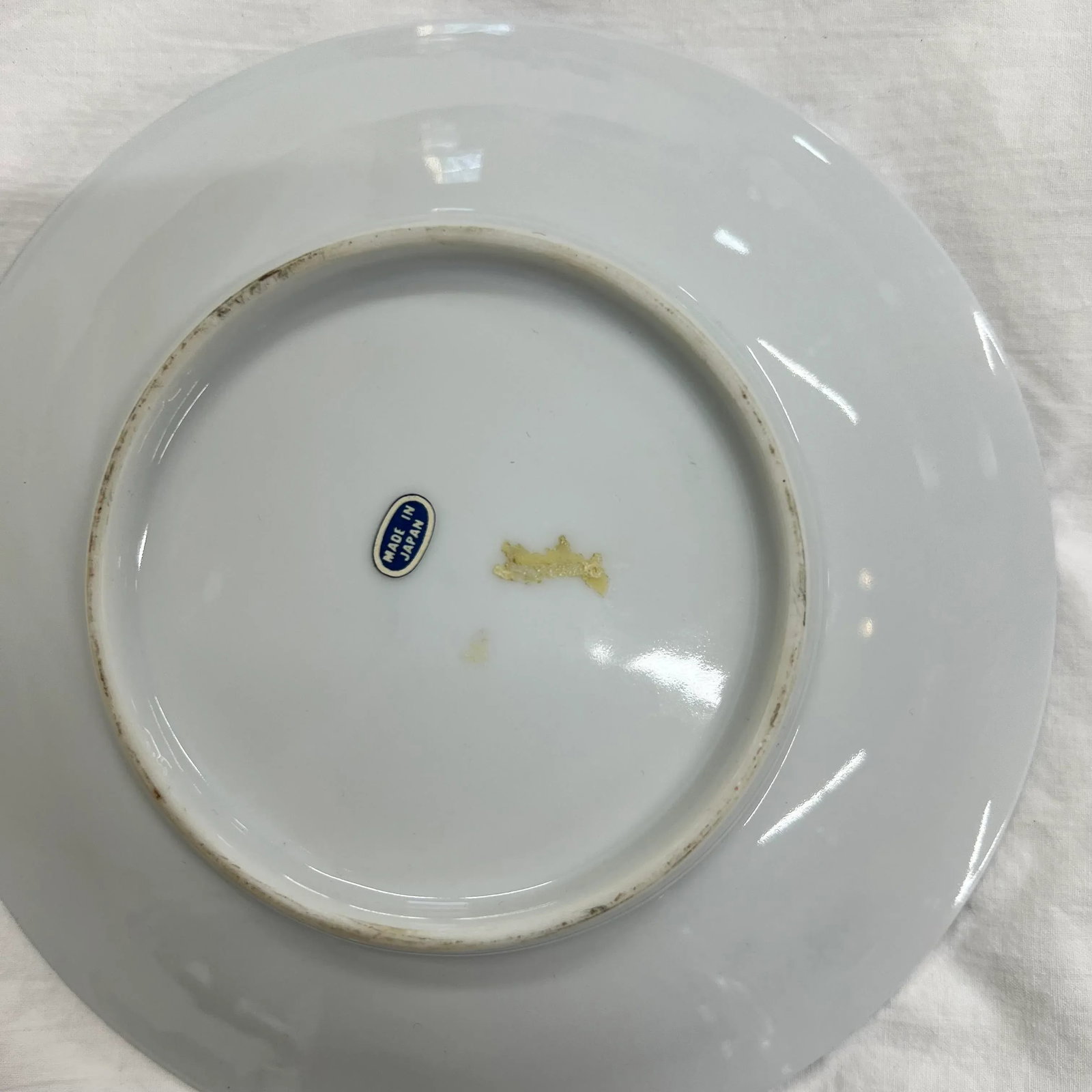Vintage Japanese Hirado Porcelain Karako Boys Chasing Butterflies Plates- Set of 3 - 4