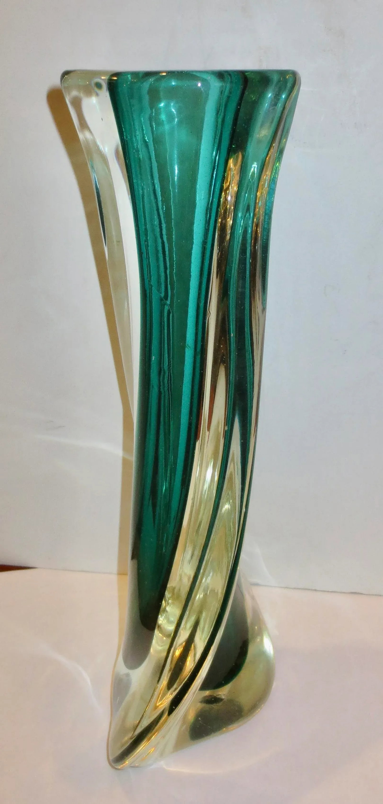 Vintage Murano Seguso Art Glass Vase Circa 1980s' - 3