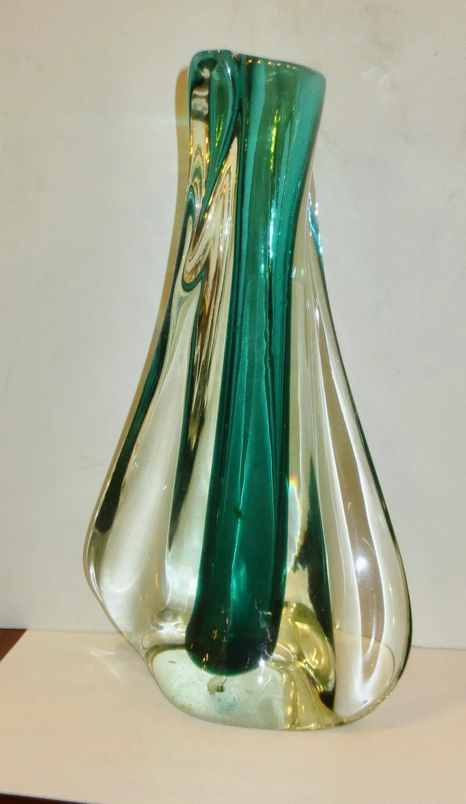 Vintage Murano Seguso Art Glass Vase Circa 1980s' - 7