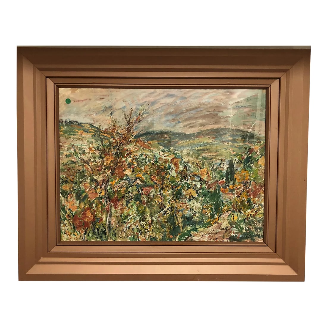Early 20th Century Nature Abstract Watercolor Signed on the Bottom, Framed: Nature Abstract Watercolor, Signed on the Bottom - 40" x 32" Condition: Alterations: Unknown Imperfections: Some Imperfections Condition Notes: Good Condition. See pictures for more details.