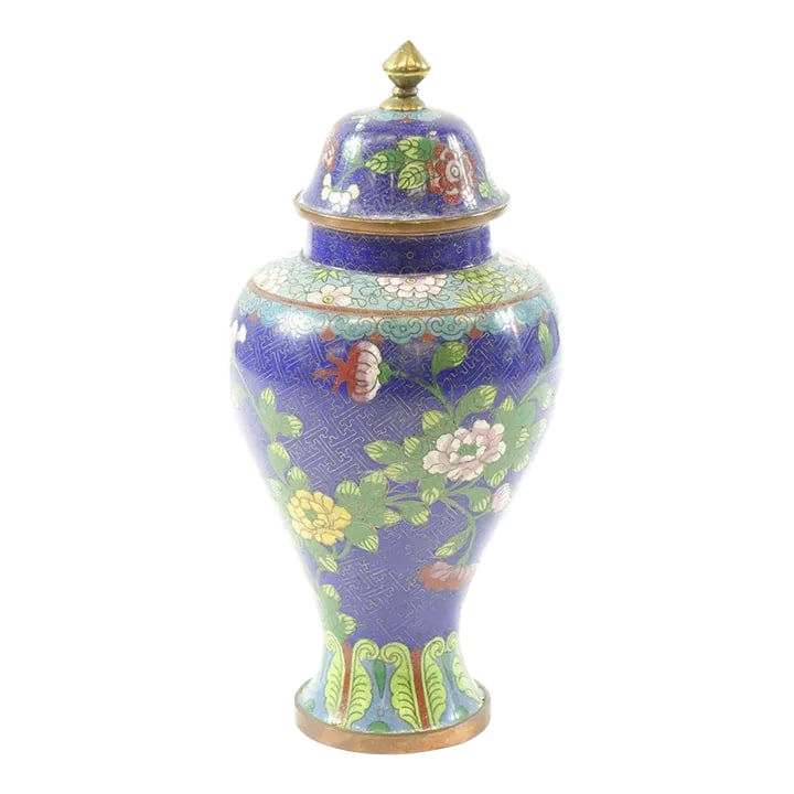Late 19th Century Chinese Cloisonne Vase: Chinese Cloisonne Vase - 5" x 5" x 10.5" Made in the Late 19th Century Condition: Alterations: Unknown Imperfections: Some Imperfections Condition Notes: Good overall condition, see photographs for