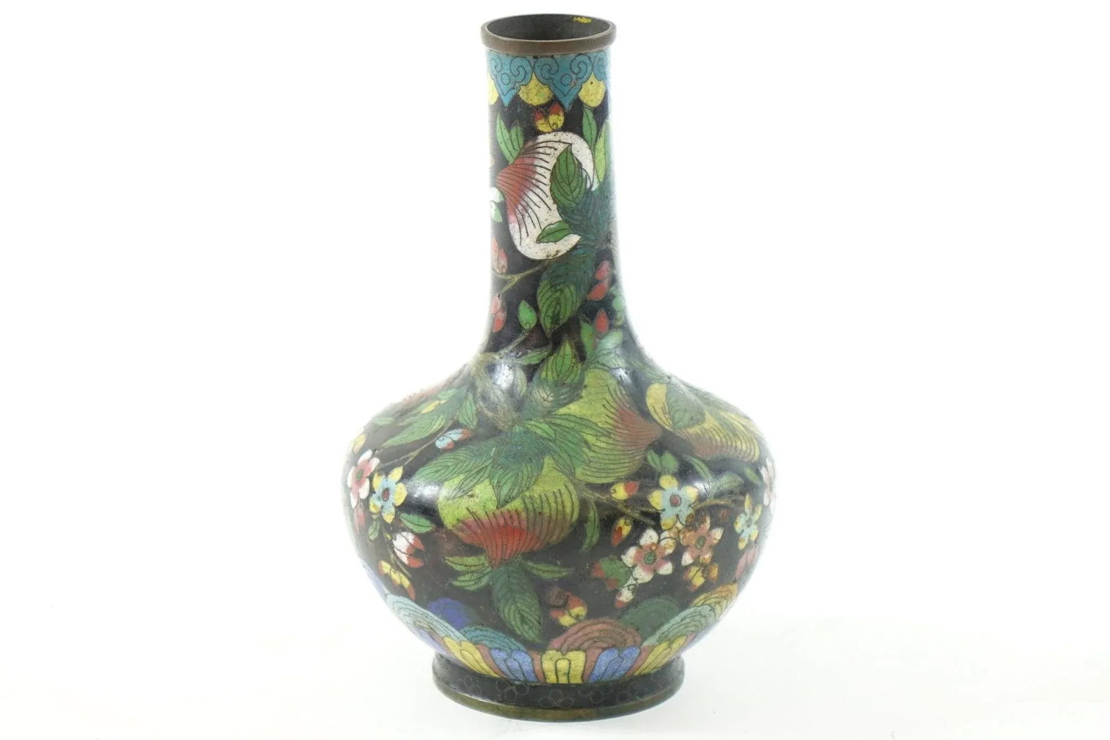 Antique Chinese Cloisonne Vase - 4