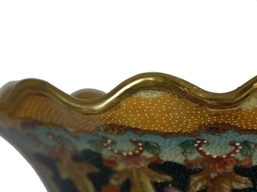 19th Century Tall Japanese Floral Porcelain Vase - 10