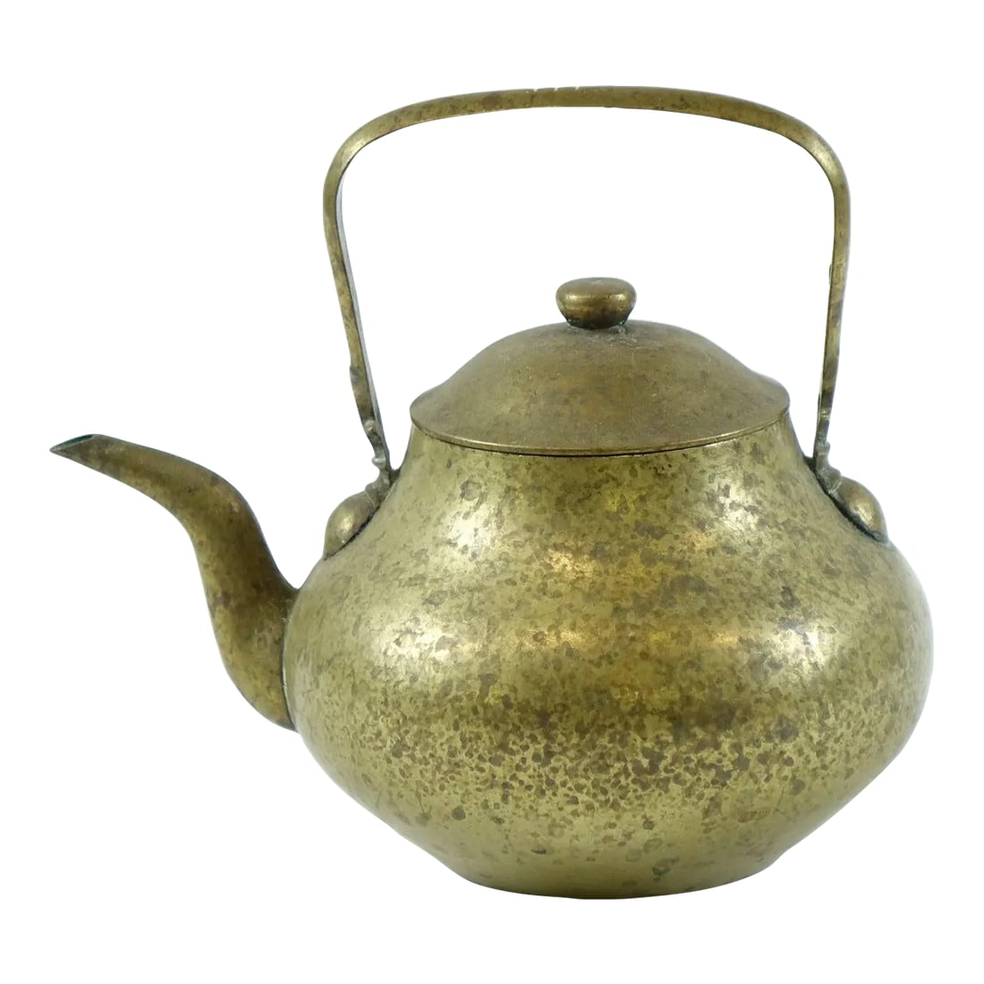 Antique Brass TeaPot (1 of 4)