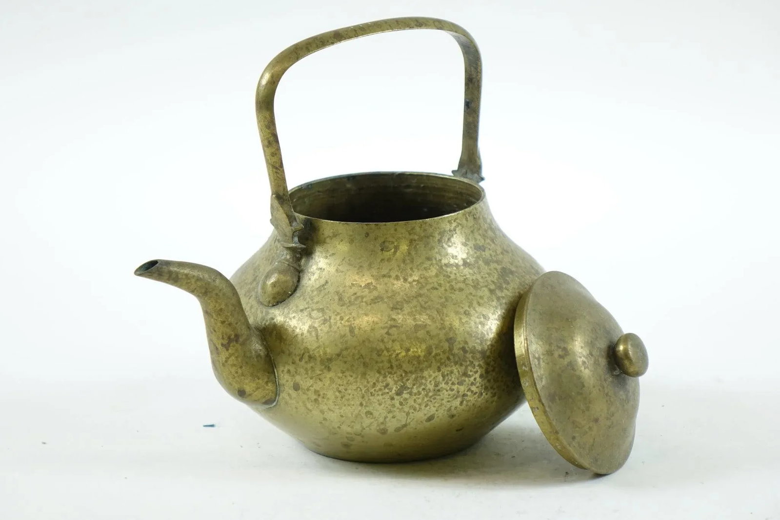 Antique Brass TeaPot - 2