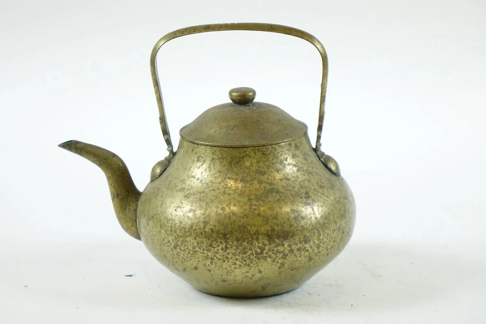 Antique Brass TeaPot - 4