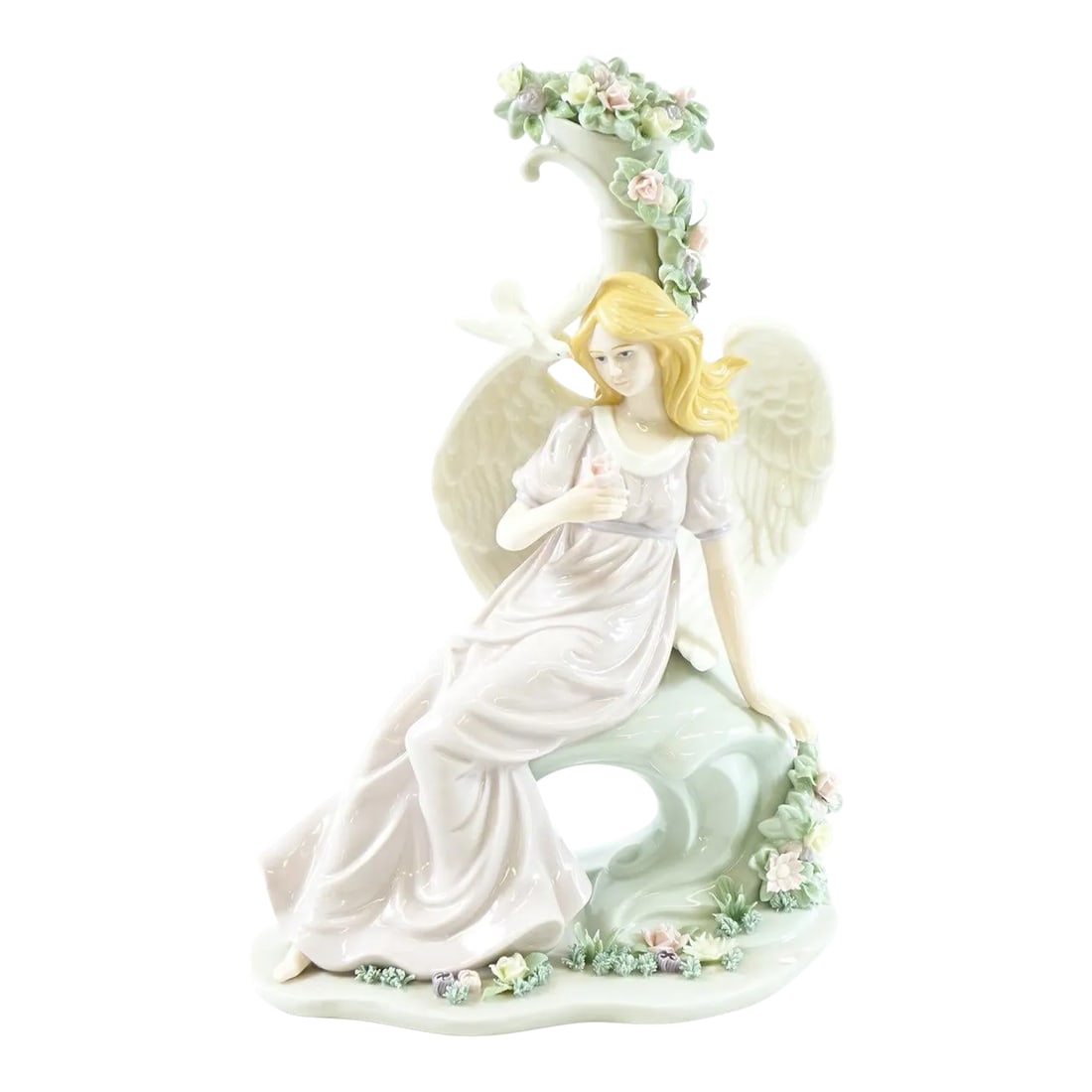 Mid 20th Century European Porcelain Figurine: European Porcelain Figurine, mid 20th century Condition: Alterations: Unknown Imperfections: Some Imperfections Condition Notes: Good Condition. See pictures for more details. Materials & Techniqu
