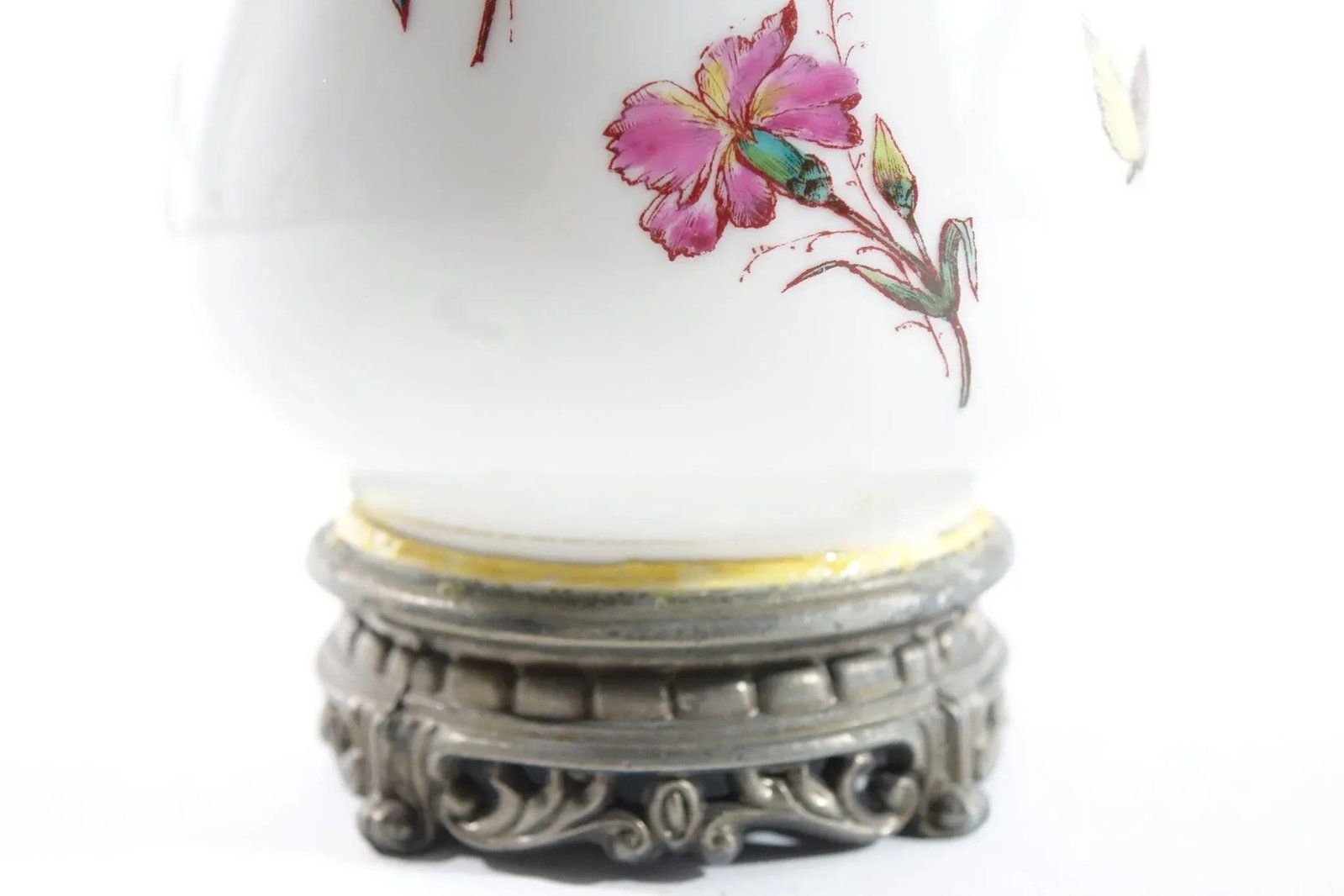 1930s Hand Painted Porcelain Jar - 10