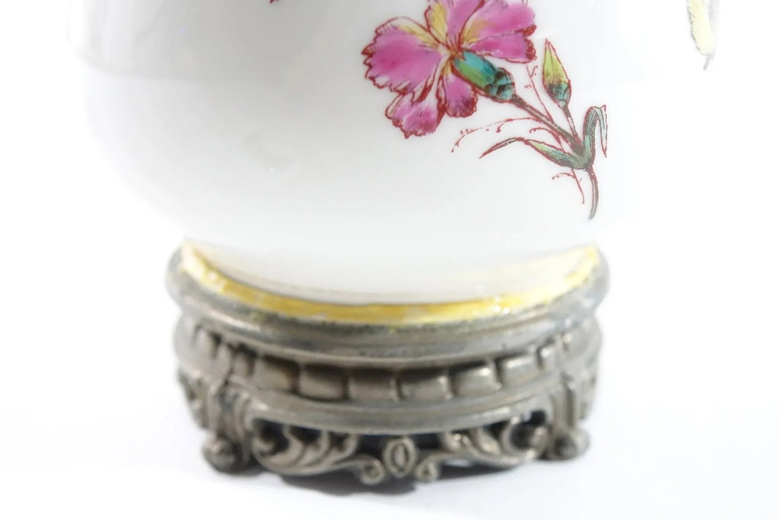 1930s Hand Painted Porcelain Jar - 7