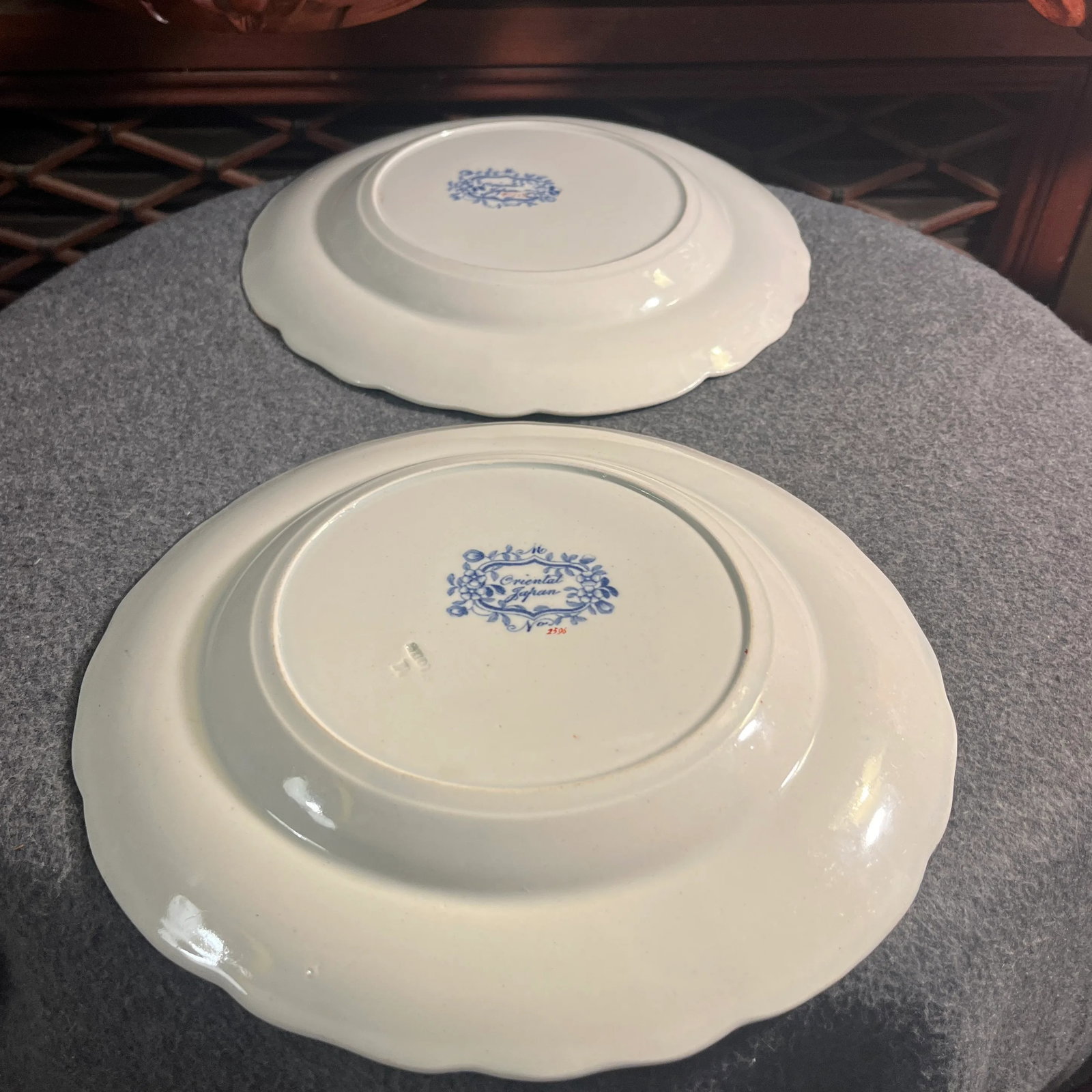 Antique Minton Oriental Japan Ironstone Plates- Set of 2 - 9