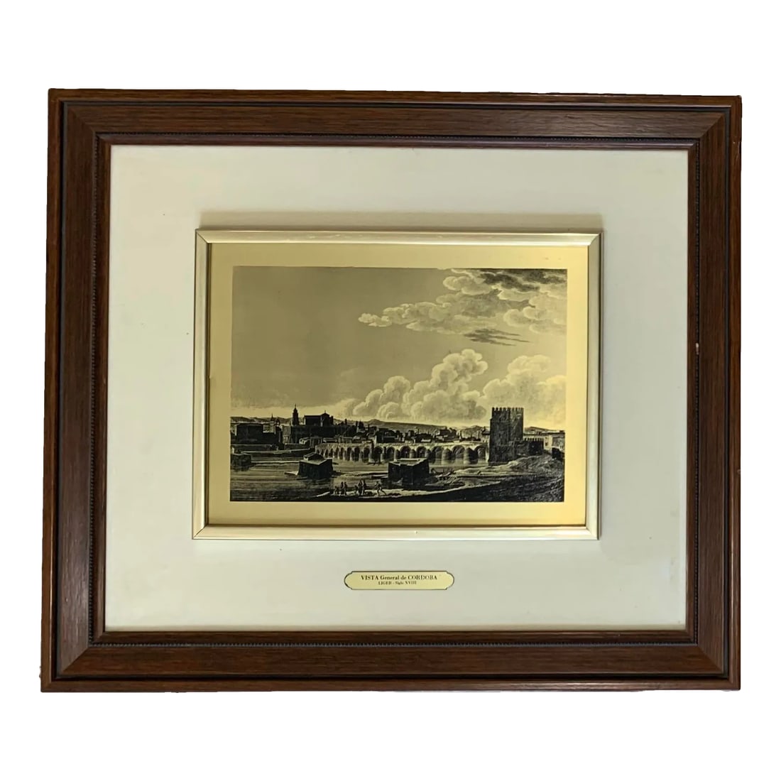 Vintage Framed Print of a Vista of Cordova Spain (1 of 8)