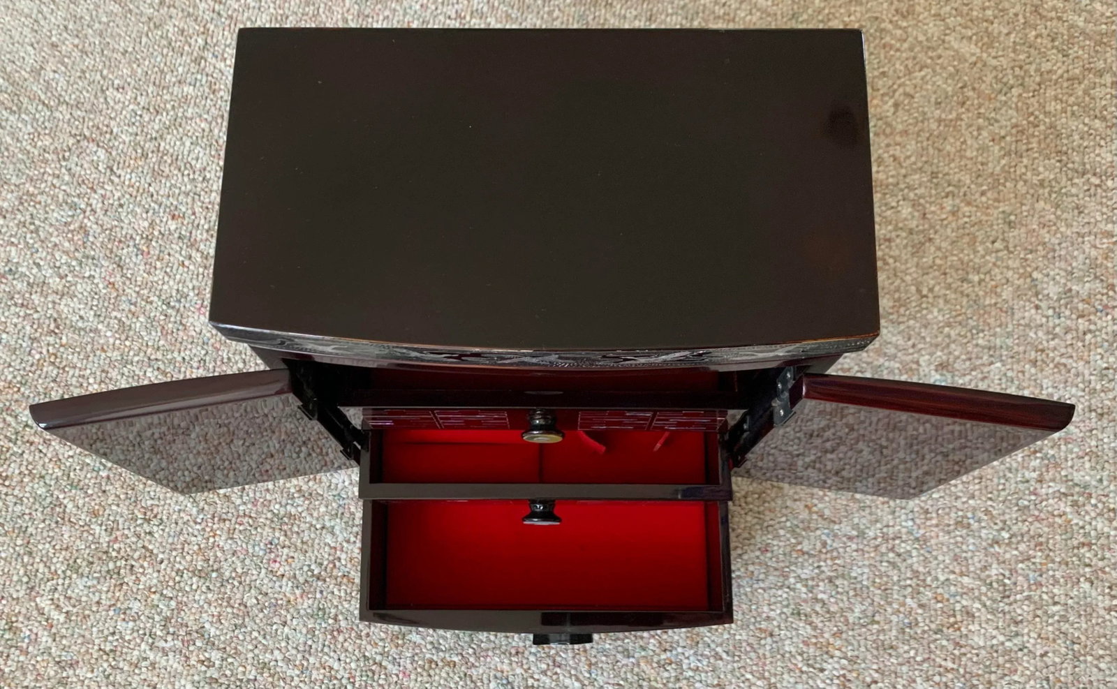 Late 20th Century Vintage Inlaid Korean Jewelry Box - 11