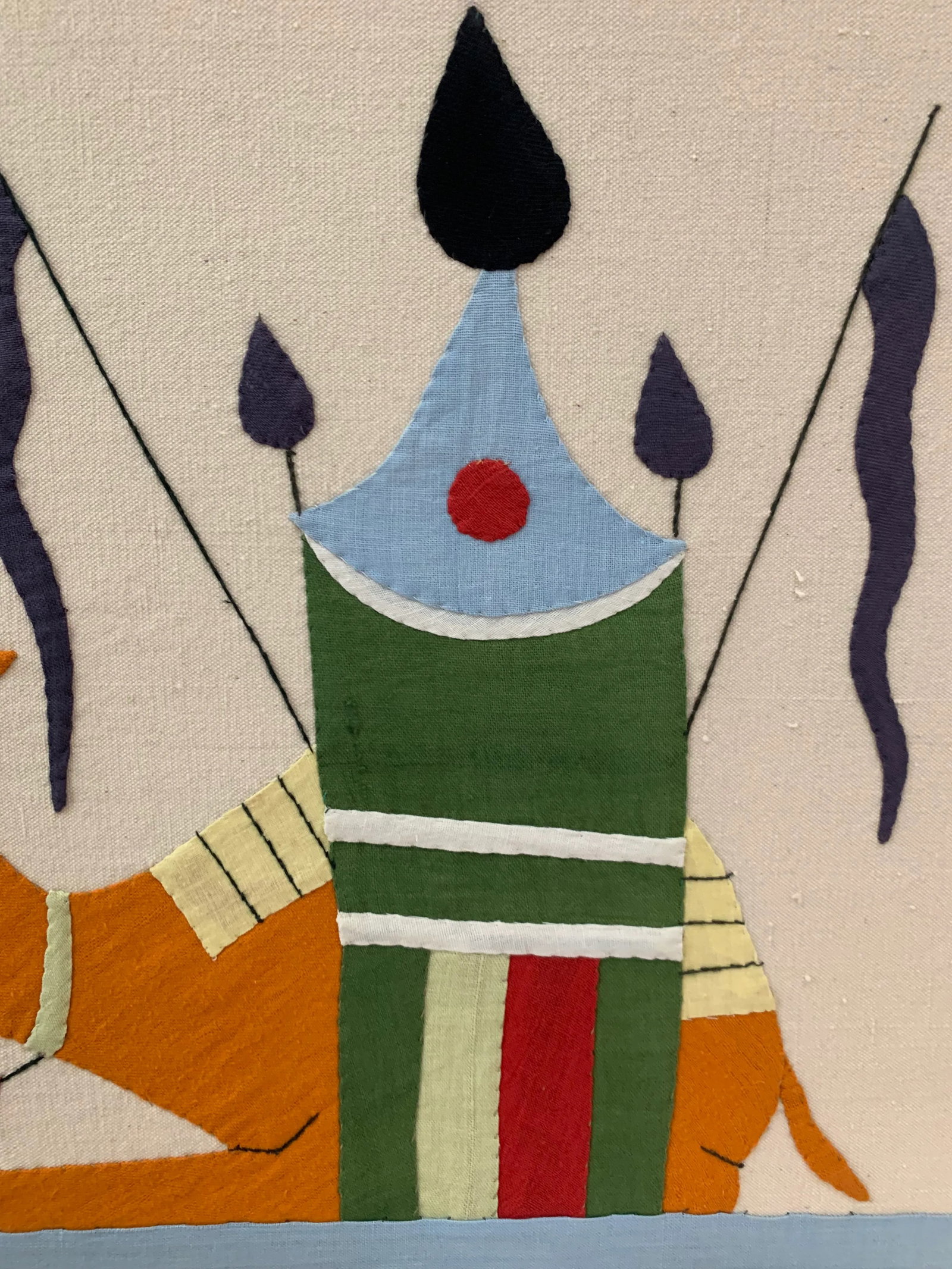 Cotton Appliqued Egyptian Panel - 11