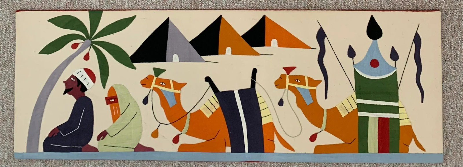 Cotton Appliqued Egyptian Panel - 3