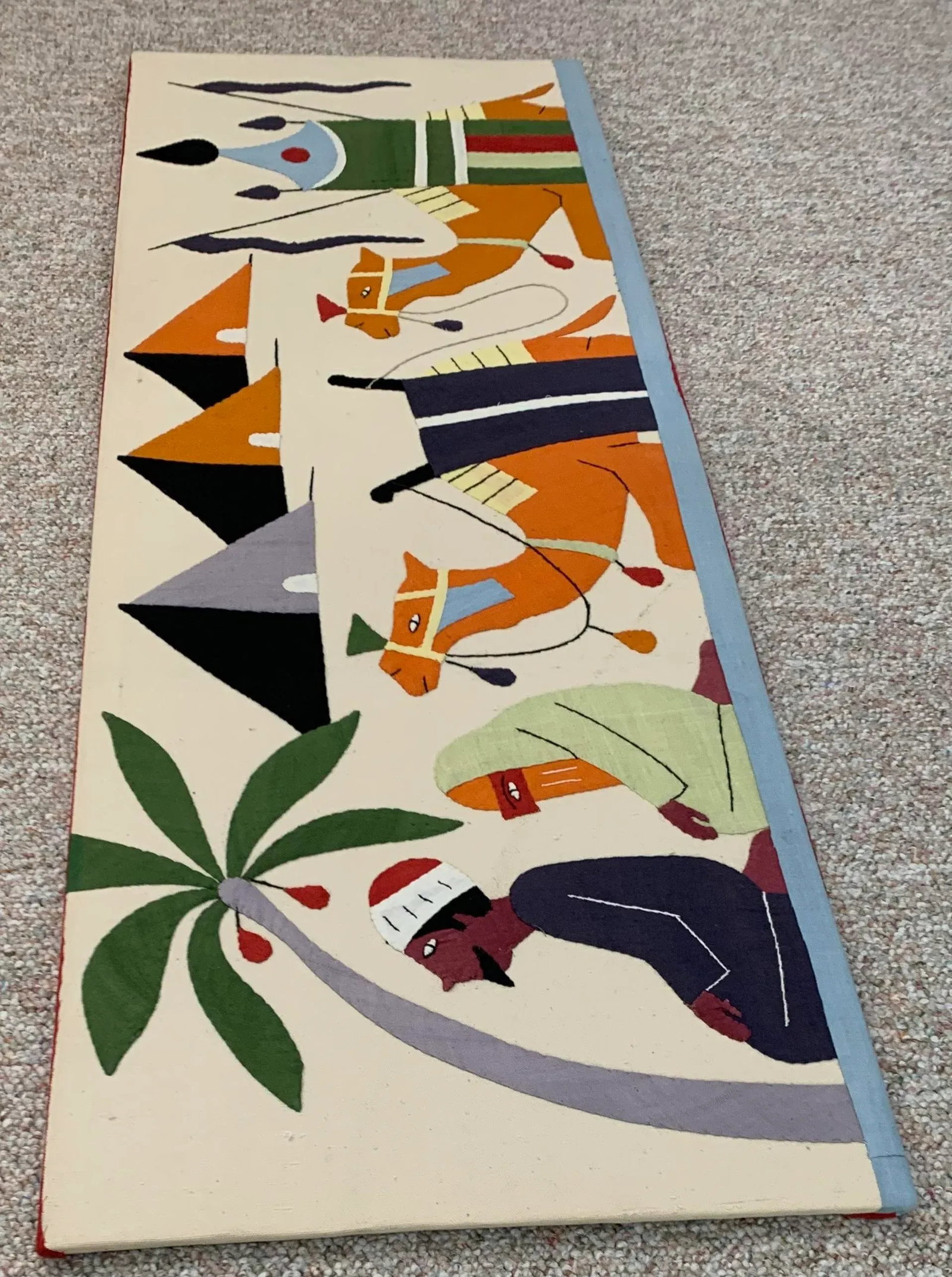 Cotton Appliqued Egyptian Panel - 4