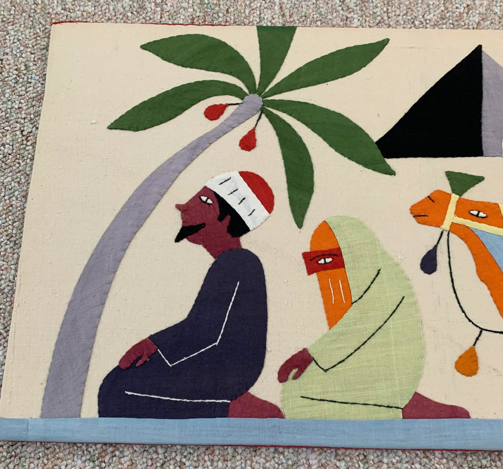 Cotton Appliqued Egyptian Panel - 8