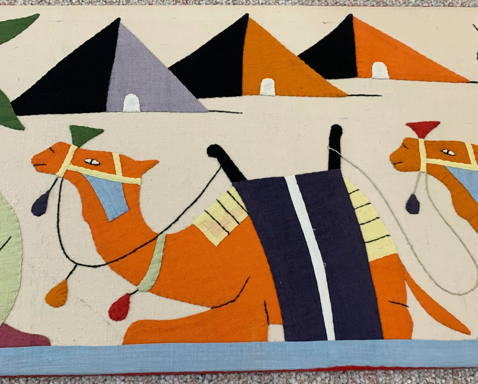 Cotton Appliqued Egyptian Panel - 9