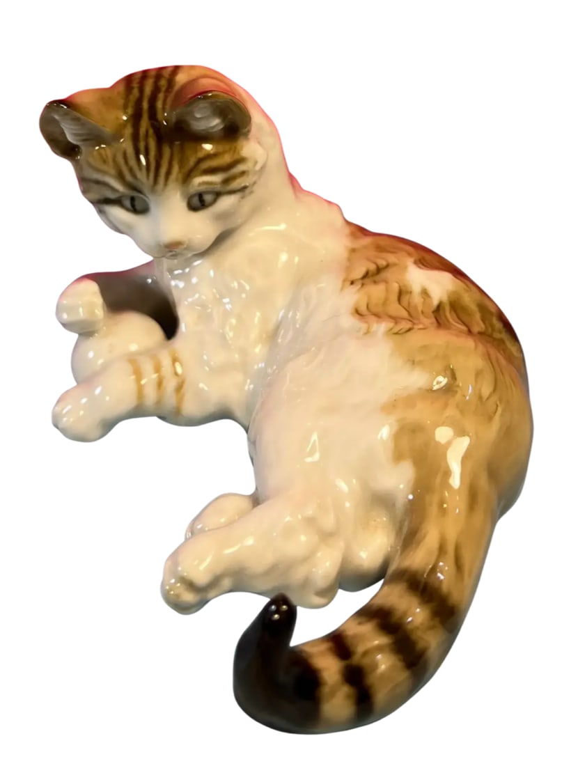 Lorenz Hutschenreuther Porcelain Cat Figurine # 2050 - 5