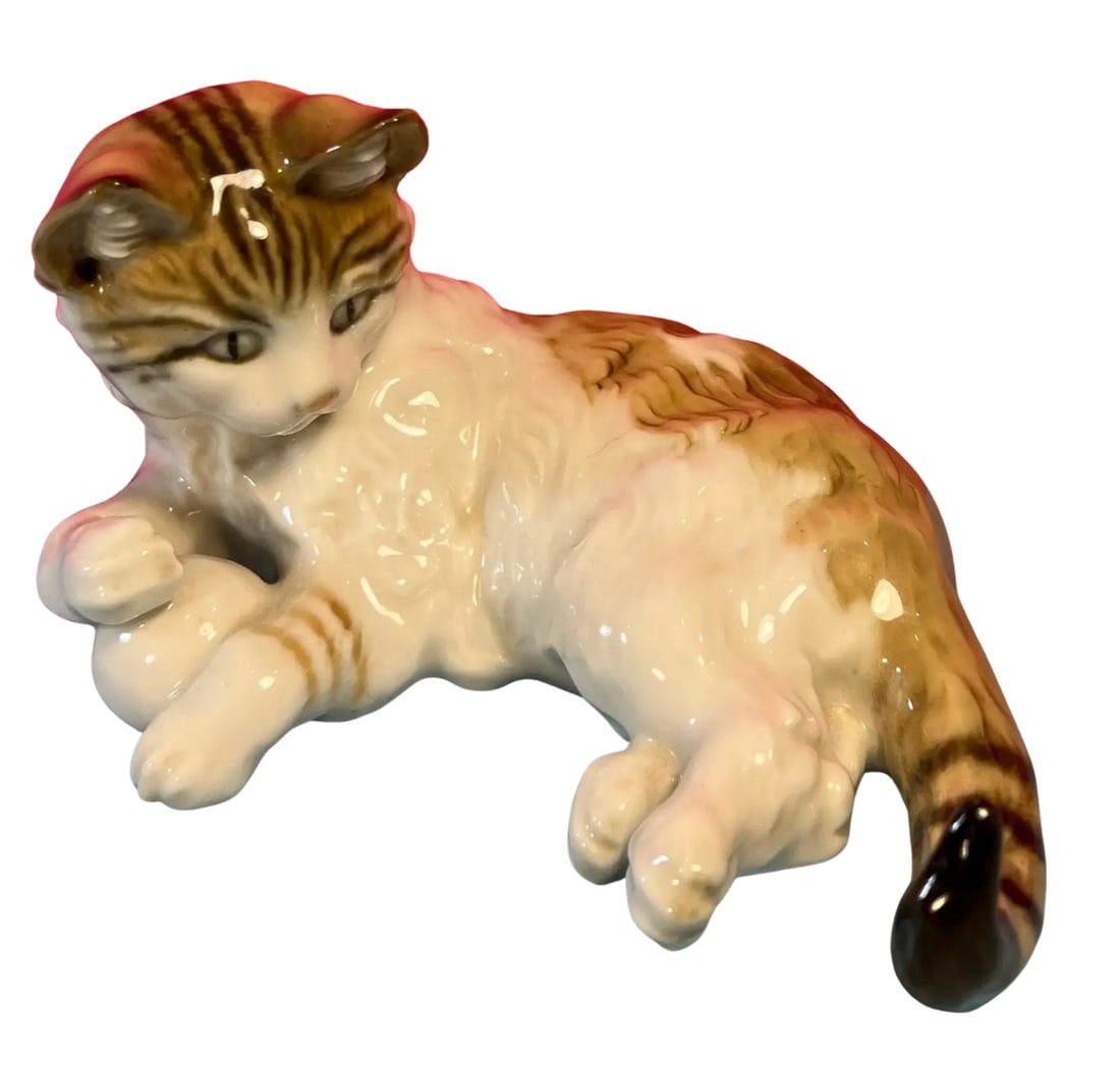 Lorenz Hutschenreuther Porcelain Cat Figurine # 2050 - 7