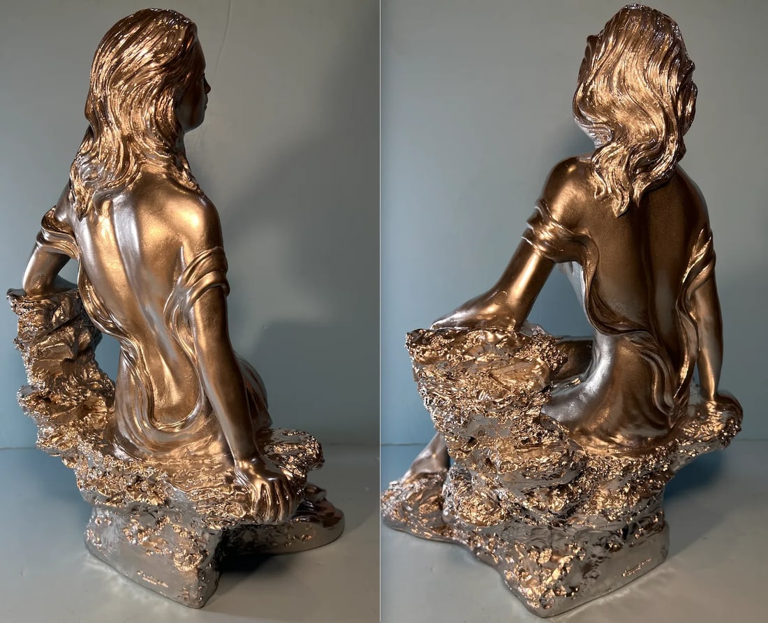 1990 Chrome Tone Sculpture by Alice Heath for Austin Productions Called "Memories" - 10