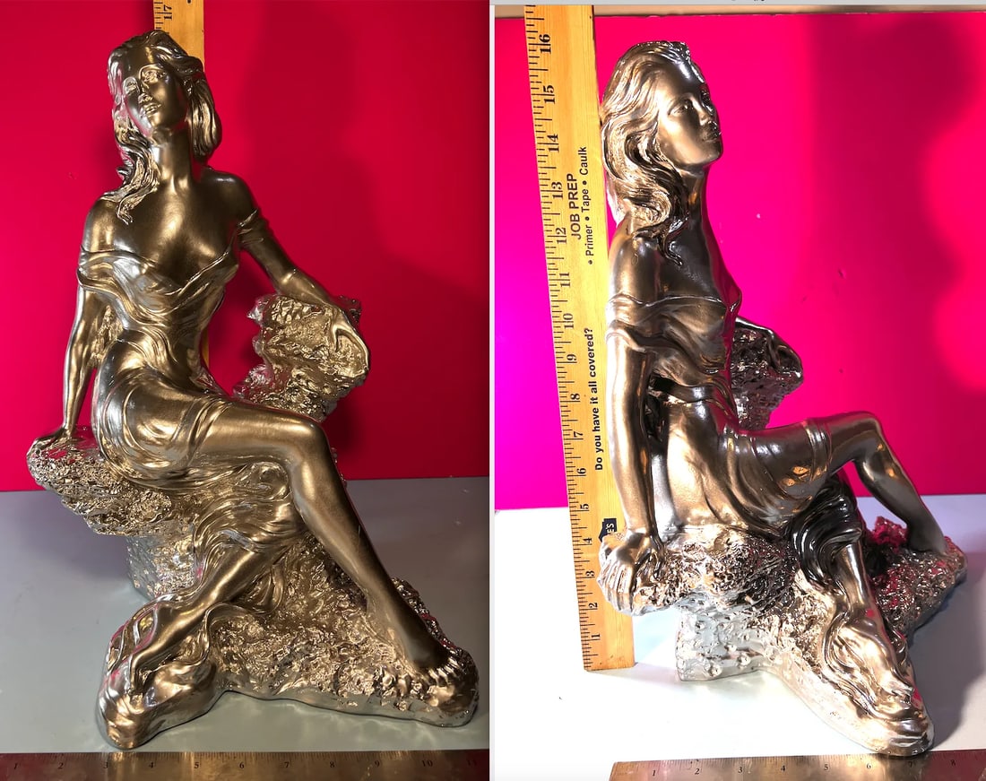 1990 Chrome Tone Sculpture by Alice Heath for Austin Productions Called "Memories" - 12