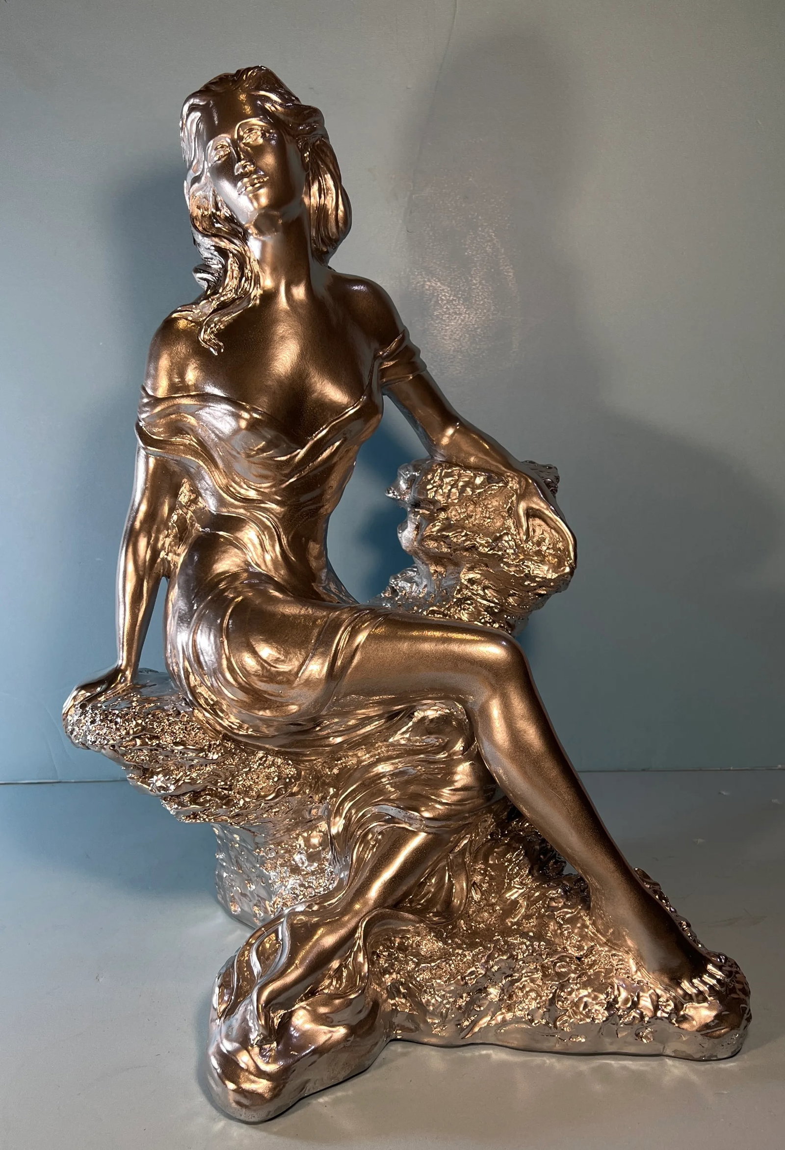 1990 Chrome Tone Sculpture by Alice Heath for Austin Productions Called "Memories" - 2