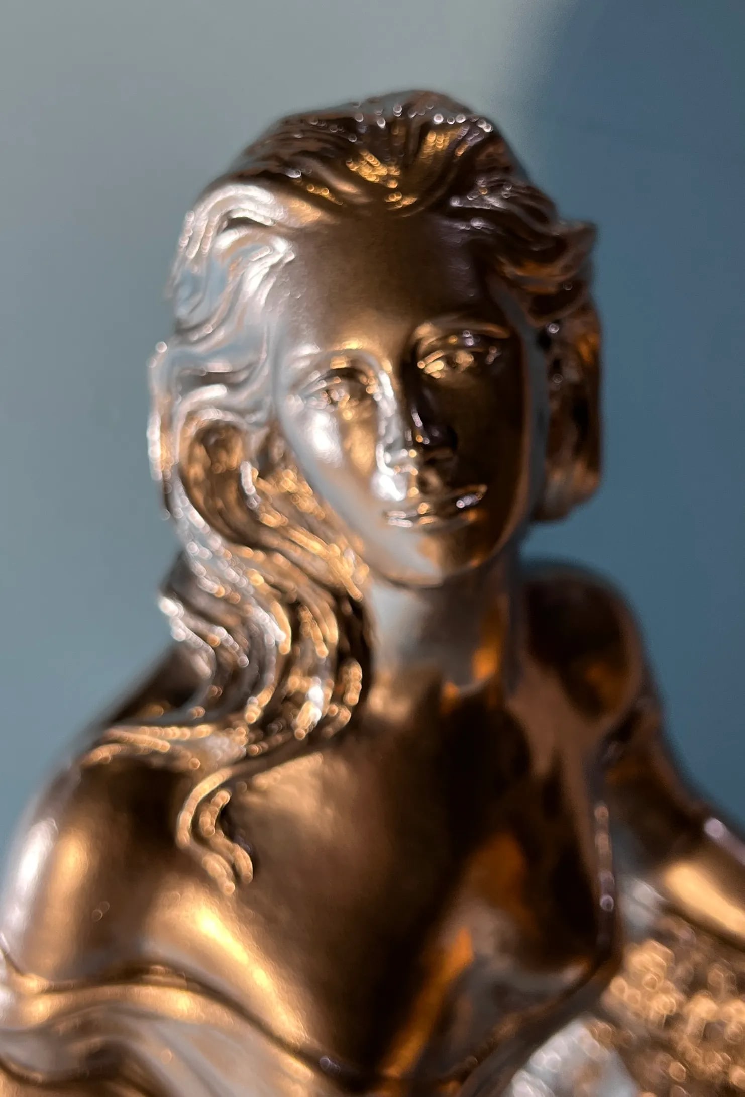 1990 Chrome Tone Sculpture by Alice Heath for Austin Productions Called "Memories" - 3