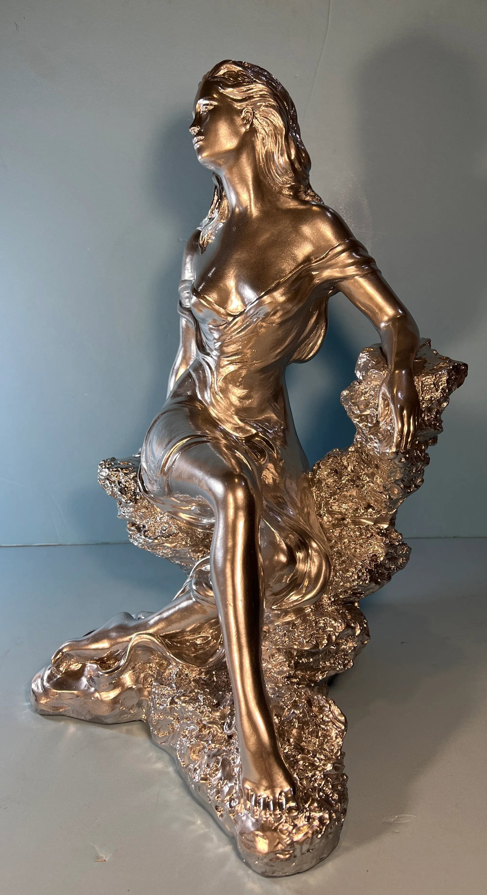 1990 Chrome Tone Sculpture by Alice Heath for Austin Productions Called "Memories" - 4