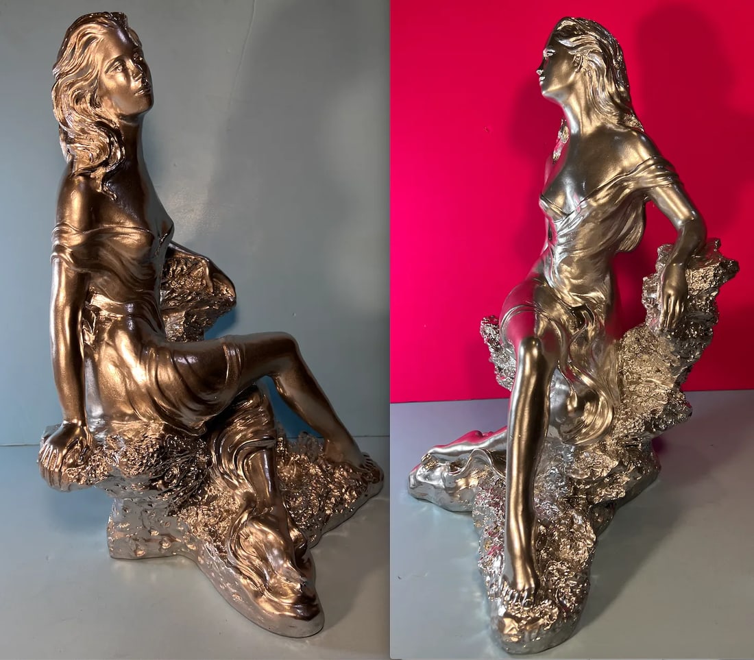 1990 Chrome Tone Sculpture by Alice Heath for Austin Productions Called "Memories" - 5