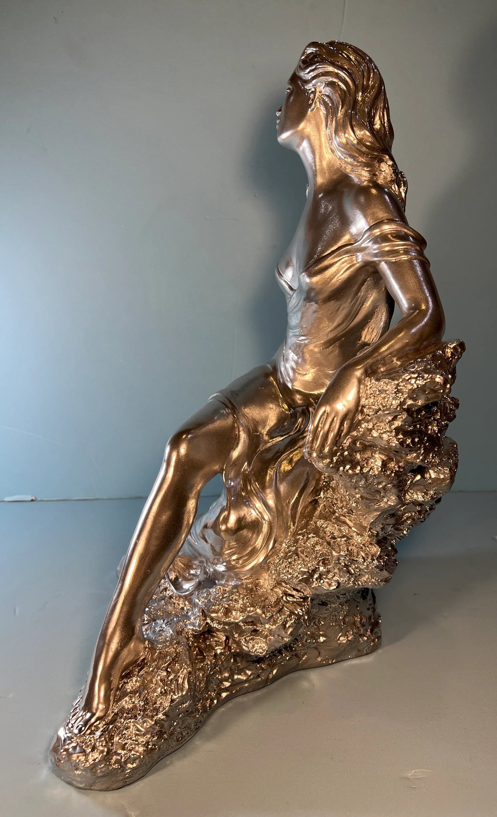 1990 Chrome Tone Sculpture by Alice Heath for Austin Productions Called "Memories" - 6