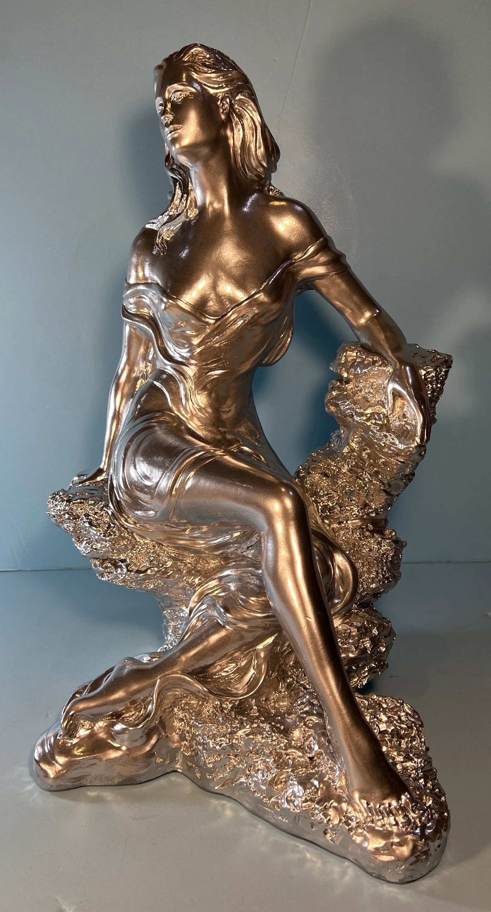 1990 Chrome Tone Sculpture by Alice Heath for Austin Productions Called "Memories" - 7