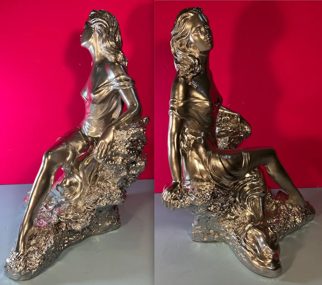 1990 Chrome Tone Sculpture by Alice Heath for Austin Productions Called "Memories" - 8