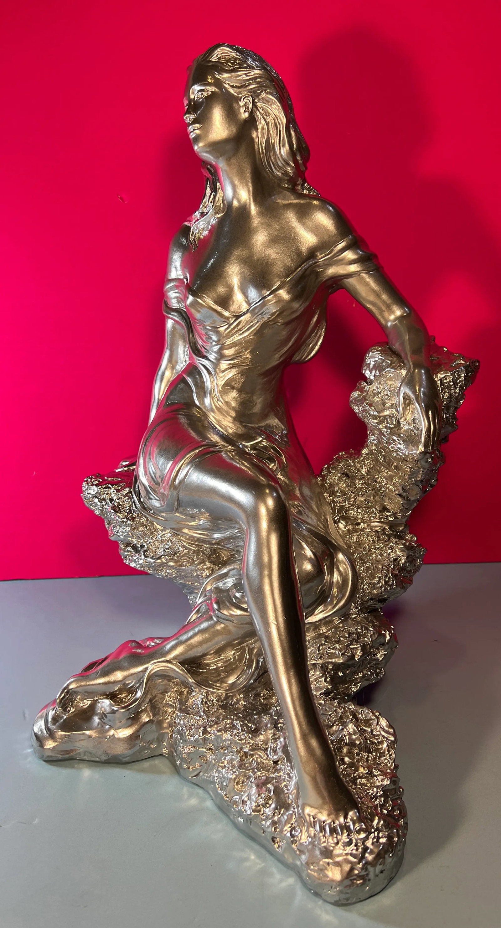 1990 Chrome Tone Sculpture by Alice Heath for Austin Productions Called "Memories" - 9